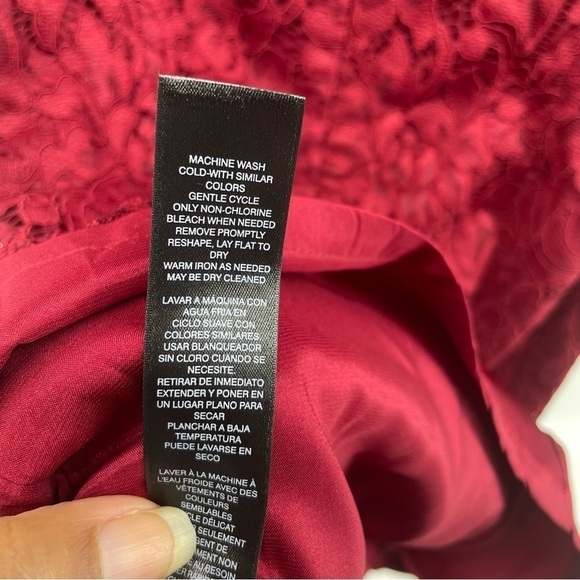 White House black market‎ Bell-Sleeve Lace Shift Dress Z160 - Picture 7 of 13